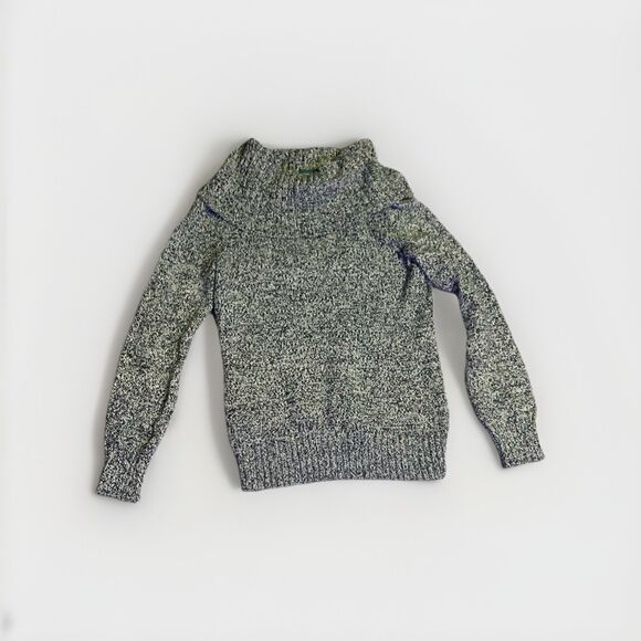 Ralph Lauren Jeans Co Marled Knit Turtleneck Sweater Small Vintage Old Money - Picture 1 of 3